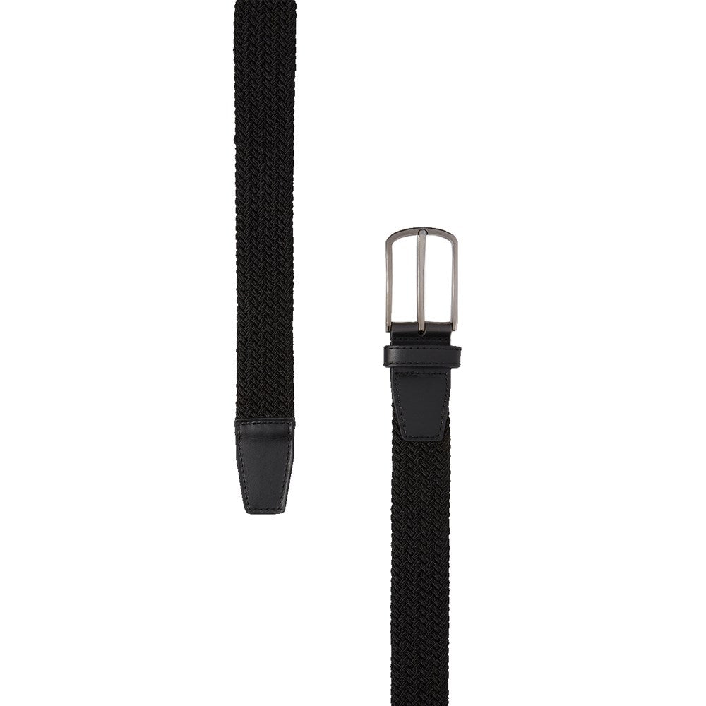 Lyle & Scott Woven Golf Belt - Jet Black