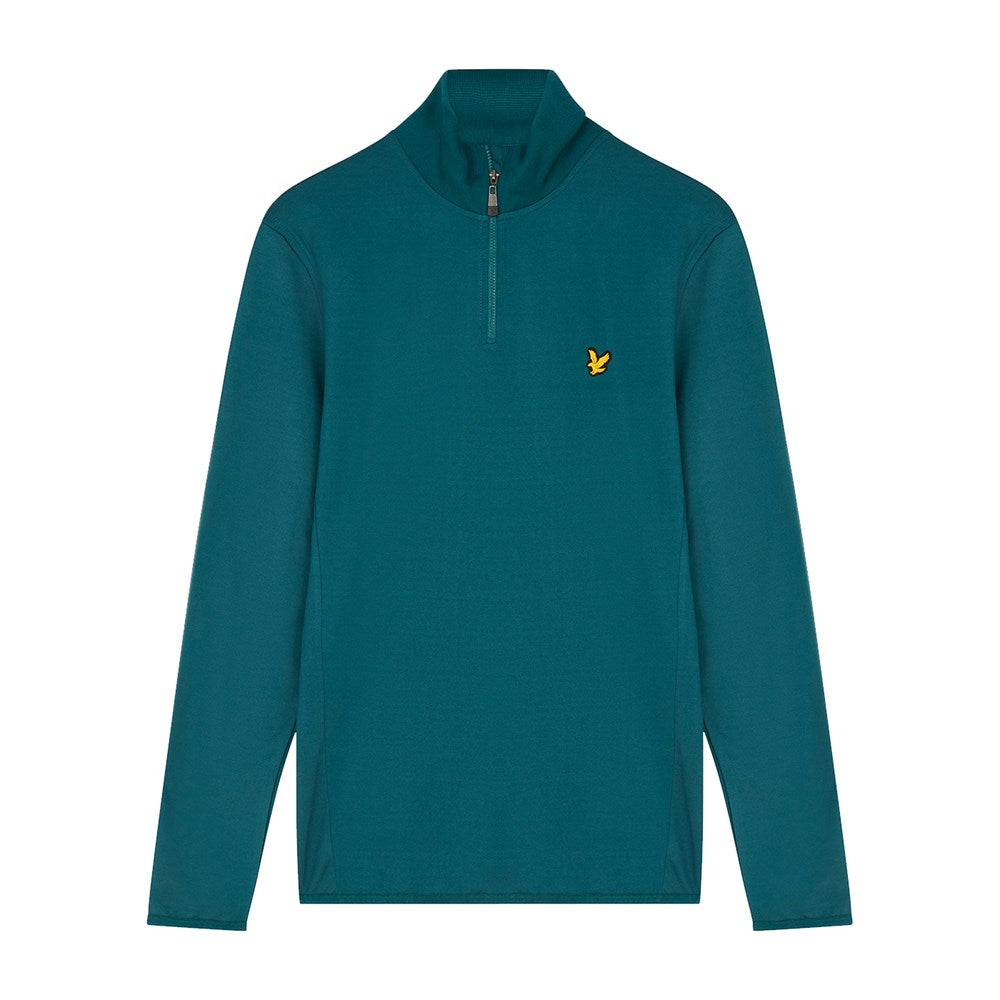 Lyle & Scott Tech 1/4 Zip Midlayer - Golf Green