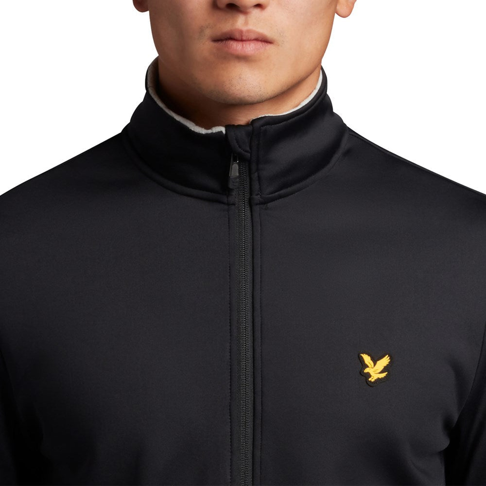 Lyle & Scott Windjammer Half Zip - Jet Black